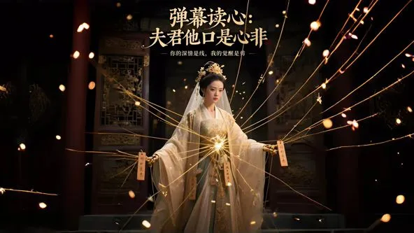 弹幕读心,夫君他口是心非(AI短剧)